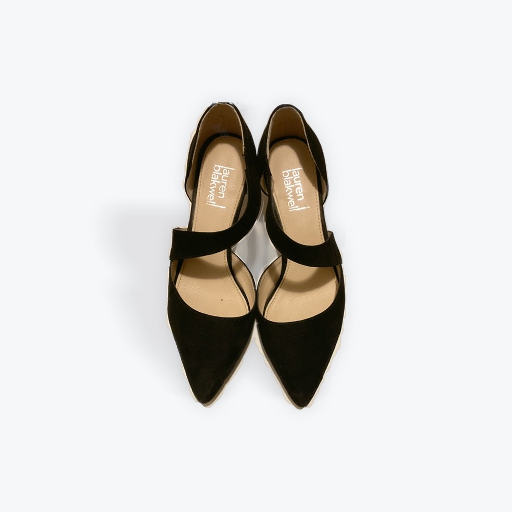 Black Suede Heel / Size 6